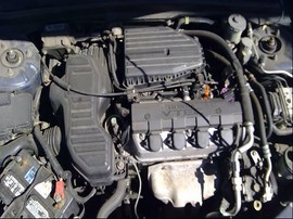 2003 HONDA CIVIC, BLUE, EX, 1.7L, VTEC, MT.  A25075